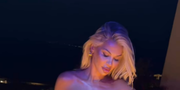 Luana Vjollca ndez rrjetin, publikon video me fustan provokues (Pamje)