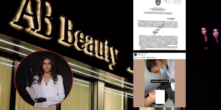 “AB Beauty” e Agnesa Behlulit zbulohet duke aplikuar palicencë shërbime invazive për Botox dhe fillerë, gjobitet vetëm 2 mijë euro