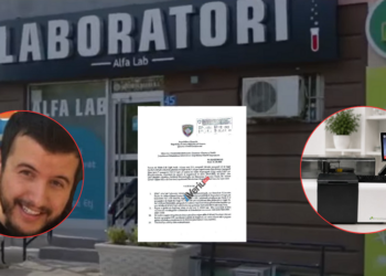 Laboratori “Alfa Lab” i Leutrim Hazirit u kap me shërbime të palicencuara dhe staf të paregjistruar, por gjobitet me vetëm 1 mijë euro