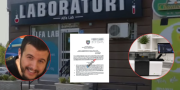 Laboratori “Alfa Lab” i Leutrim Hazirit u kap me shërbime të palicencuara dhe staf të paregjistruar, por gjobitet me vetëm 1 mijë euro