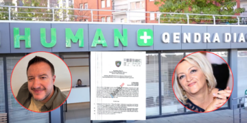 “Human Plus” e Sebahate dhe Gazmend Ahmetajt u kap me staf të palicencuar dhe shërbime mjekësore ilegale, gjobitet me 3 mijë euro.