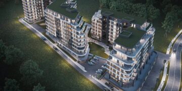 Kompleksi Adesa tek Liqeni Akumulues në Mitrovicë nga AZ Building – një nga komplekset më të bukura në Kosovë