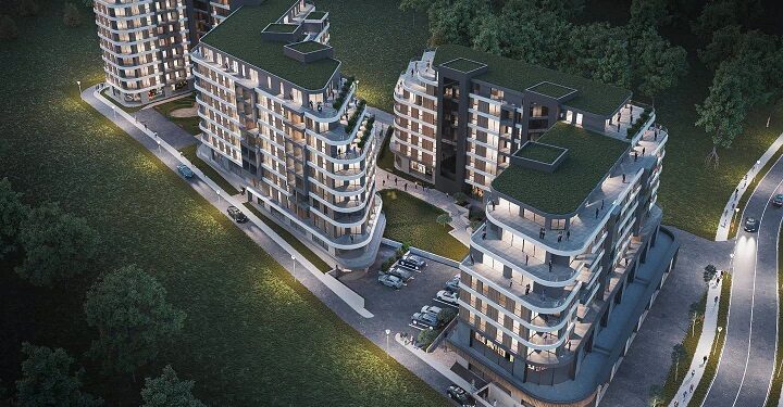Kompleksi Adesa tek Liqeni Akumulues në Mitrovicë nga AZ Building – një nga komplekset më të bukura në Kosovë