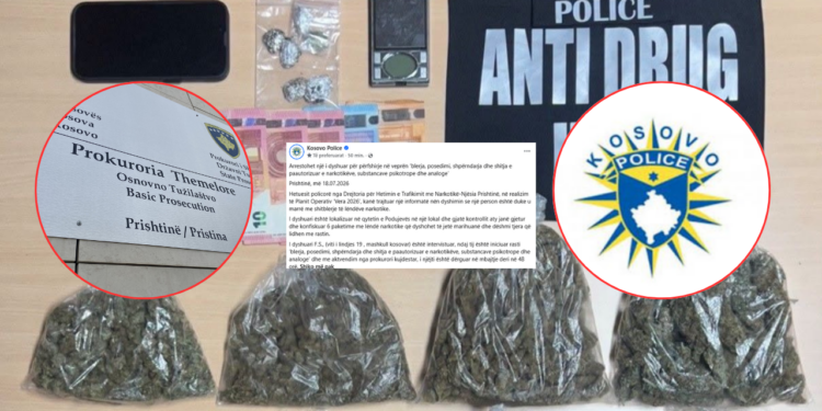 Komunikata skandaloze e policisë, vendos inicialet e prokurores si e dyshuar për shit-blerje të narkotikëve (Emrat)