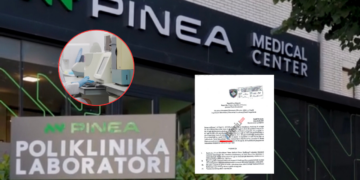 Kryente analiza molekulare pa licencë dhe kishte staf të palicencuar – gjobitet “Pinea Medical Center Healthcare”
