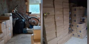 Goditet kontrabanda në Bërnjak, sekuestrohen mbi 5 mijë boksa cigare dhe dy automjete