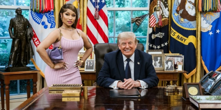 Nicki Minaj viziton Shtëpinë e Bardhë, deklarata e Trumpit për reperen bëhet virale