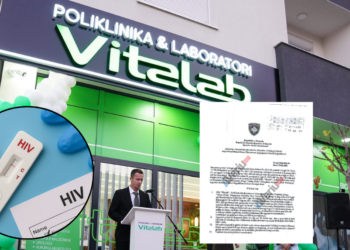 “VitaLab” e Lavdim Zhdrellës kapet me staf të palicencuar, teste HIV dhe shërbime të palicencuara – gjobitet me 3 mijë euro