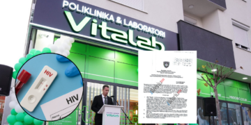 “VitaLab” e Lavdim Zhdrellës kapet me staf të palicencuar, teste HIV dhe shërbime të palicencuara – gjobitet me 3 mijë euro