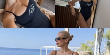 Marina Vjollca “ndez” rrjetin nga pushimet, pozon me bikini pranë detit
