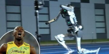 ‘Roboti “thyen” rekordin e shpejtësisë së Usain Bold, por…’ – Pamjet tregojnë se teknologjia ende ka gjëra për të mësuar nga humanët