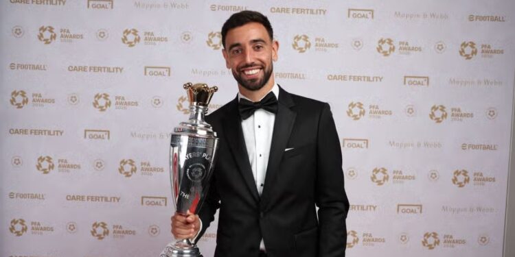 Bruno Fernandes shpallet lojtari më i mirë i sezonit në PFA