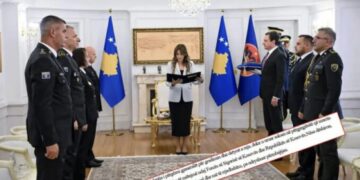 “Nëse dëshiron, mund ta bëj më institucional…”, Haxhiu me inteligjencë artificiale shkruan komunikatën për gjeneralët e rinj
