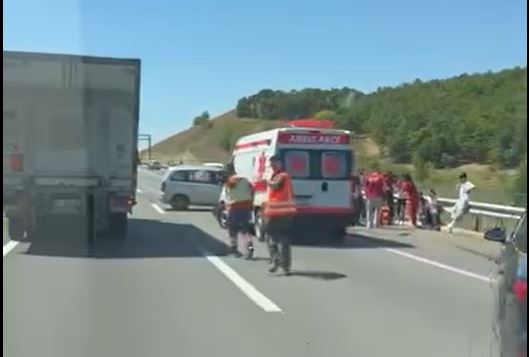 Aksident i rëndë në autostradën “Ibrahim Rugova”, dalin pamjet