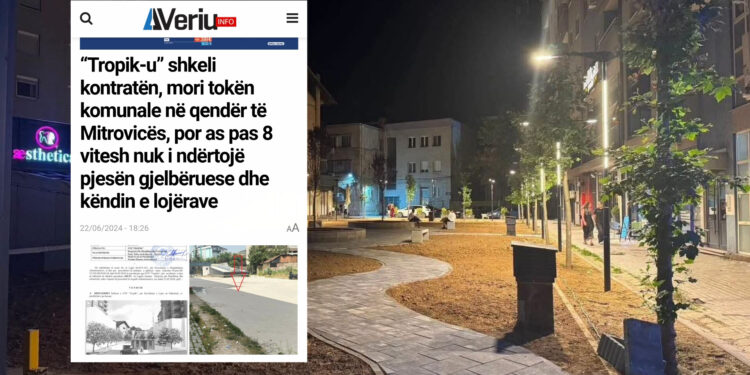 Veriu.info kishte raportuar më 2024 për moszbatimin e kontratës për rregullimin e hapësirës mbi parking nëntokësor në Mitrovicë, asokohe të gjithë heshtën