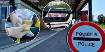 Raportohet se 63 mijë eurot e padeklaruara në Doganë po i transportonte Barileva Turist, u gjetën në bagazhin personal të shoferit
