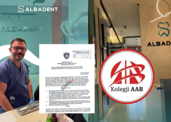 Klinika “Albadent” gjobitet me 3 mijë euro: Vepronte kundërligjshëm në hapësirat e AAB-së dhe lëshonte kartonë pacientësh me dy vula