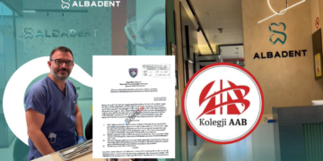 Klinika “Albadent” gjobitet me 3 mijë euro: Vepronte kundërligjshëm në hapësirat e AAB-së dhe lëshonte kartonë pacientësh me dy vula