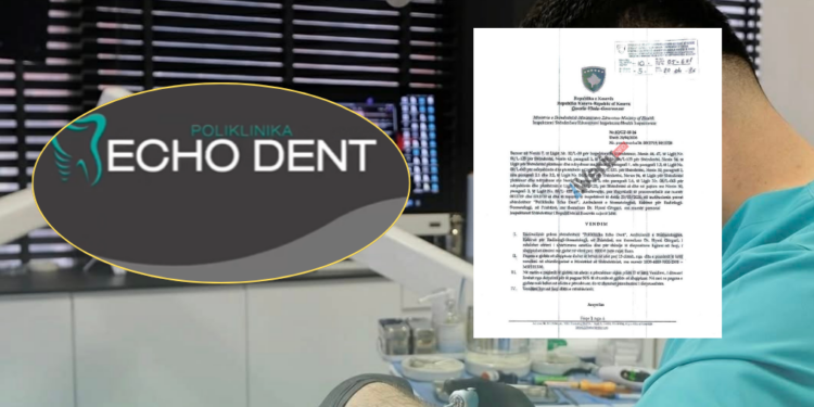 Skandal në poliklinikën “Echo Dent”: Shërbime estetike pa licencë, staf i palicencuar dhe shiringa me gjak në mbeturina – gjobitet 8 mijë euro