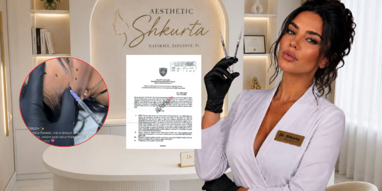 Foto: Shkurte Hyseni - themeluese e Face & Laser Remove & Tattos Qendra Estetike Shkurta