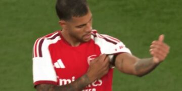 “Ti nuk je më kapiten”, video e Guimaraes në debutim te Arsenali bëhet viral në rrjetet sociale,