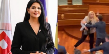 Krasniqi e LDK-së i jep përkrahje deputetes së AAK-së, Time Kadrijaj që sulmoi me vezë Albin Kurtin