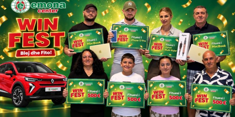 Fituesit e javës së katërt të WINFEST janë shpallur – Emona Center drejt finales së madhe më 18 shtator