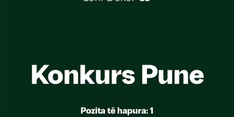 Loni Dekor hap konkurs pune, kërkohet njohja e gjuhës gjermane
