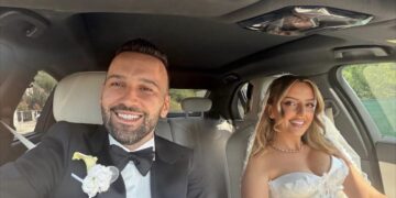 Vajza e Bedri Hamzës i jep fund beqarisë, martohet me biznesmenin Florent Lushtaku