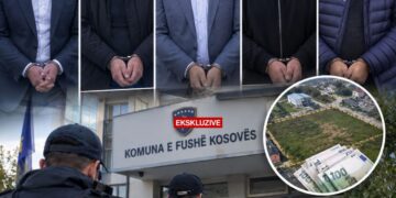 Këta janë pesë zyrtarët e Komunës së Fushë Kosovës që u arrestuan për aferën e pronës 1.5 milionëshe
