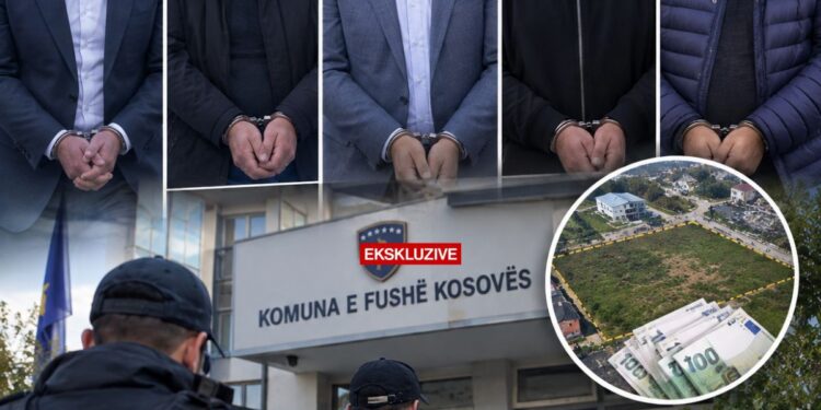 Këta janë pesë zyrtarët e Komunës së Fushë Kosovës që u arrestuan për aferën e pronës 1.5 milionëshe