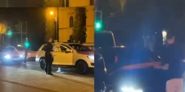 Policia gjermane ua largon flamujt kombëtar dhe të UÇK-së protestuesve (VIDEO)