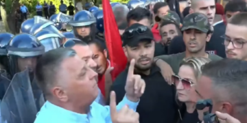 Nasim Haradinaj iu flet protestuesve: S’kemi asgjë me Policinë, duhet të thërrasim për unitet e veprime konkrete