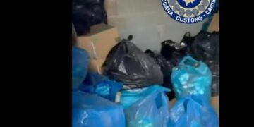 Dogana konfiskon 876 kg duhan dhe 118 mijë cigare të dyshuara për kontrabandë në Prizren