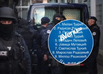 Këta janë 9 të arrestuarit në Zubin Potok në operacionin që ndërlidhet me rastin “Grupi i Intelektualëve” (Emrat)