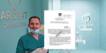Foto: Dr. Ardian Kozhani - themelues i "Ar Dent"