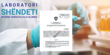 Gjetje skandaloze në “Laboratori Klinik Shëndeti” në Pejë: Shërbime të palicencuara, analiza pa specialist dhe reagentë të skaduar (Dokument)