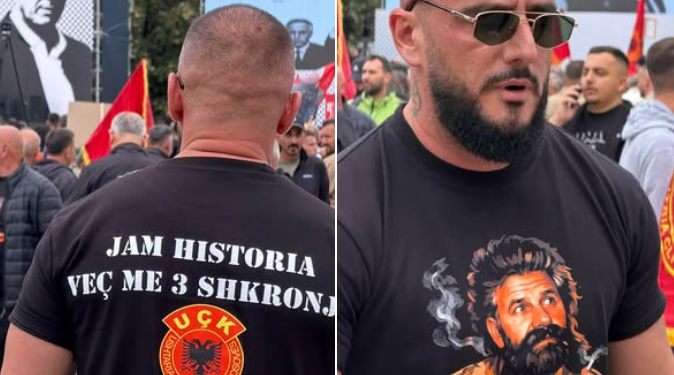 Gold AG me imazhin e Adem Jasharit dhe të UÇK-së në marshin për Liri