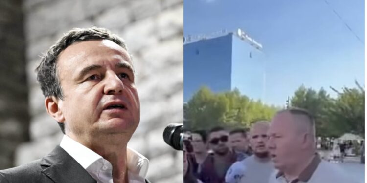 “Qe ku është hajni, mashtruesi”, Hysni Gucati e politizion protestën duke hedhur akuza ndaj Kurtit
