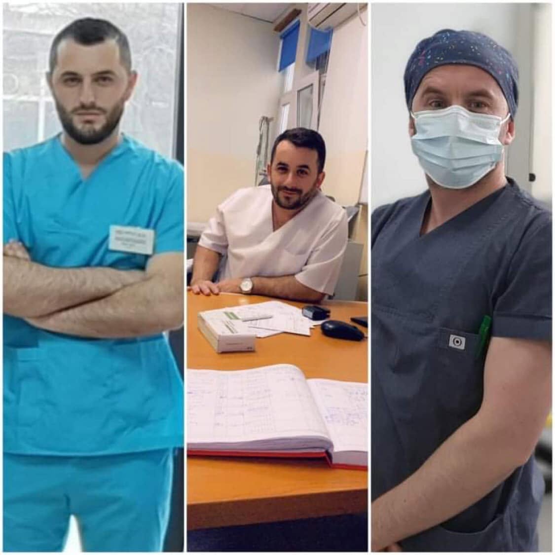 Foto: Atdhe Agaj, Sahit Agaj dhe Njazi Agaj - pronarët e "Agaj Medical"