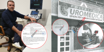 Skandal në “Uromedica” e Tomë Komanit: Zbulohet se ofronte ESWL (thyerjen e gurëve në veshka) pa licencim – Inspektorati ia ndaloi shërbimin