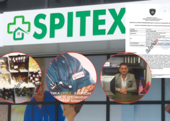Inspektorati ia ndaloi shërbimet e palicencuara dhe e gjobiti, por “Spitex Plus” vazhdon të paraqitet rrejshëm si klinikë (Dokument/Foto)