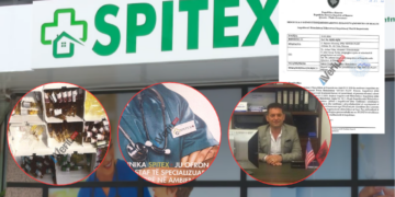 Inspektorati ia ndaloi shërbimet e palicencuara dhe e gjobiti, por “Spitex Plus” vazhdon të paraqitet rrejshëm si klinikë (Dokument/Foto)