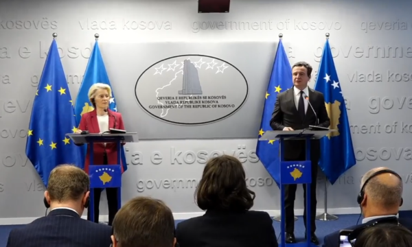 Kurti pas takimit me Von der Leyen: Kosova një prej vendeve më të sigurta në Europë, qytetarët s’frikësohen të ecin vetëm natën