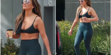 Jennifer Lopez “ndez” rrjetin me linjat trupore, shfaqet me veshje palestre