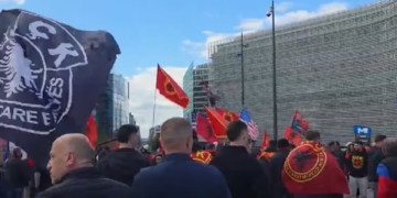 Protestë në Bruksel kundër vendimit të Gjykatës Speciale për ish-krerët e UÇK-së