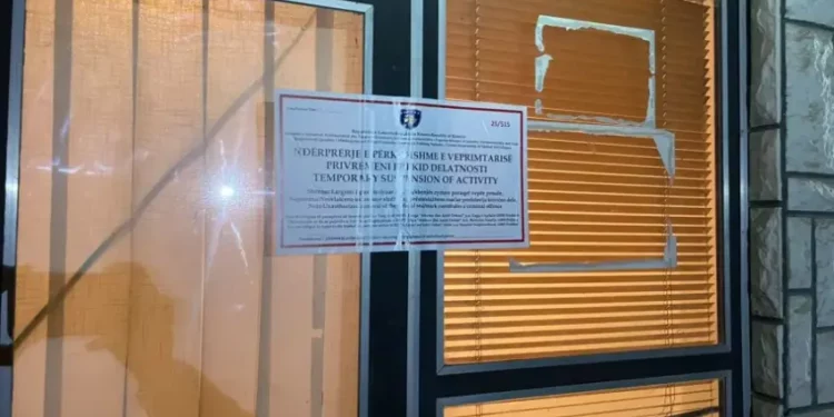 Shkelje në Zubin-Potok, mbyllet një biznes, tjetri gjobitet me 6 mijë euro