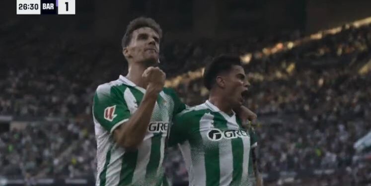 GOOOL: Betis barazon rezultatin ndaj Barcelonës