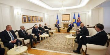 Presidentja pret në zyrë delegacionin nga Lugina, Ardita Sinani: Bëri thirrje që të mbështetet Koalicioni Shqiptar të dielën