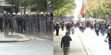 Dita e 13-të e protestës, mblidhen studentët para Ministrisë së Arsimit në Tiranë